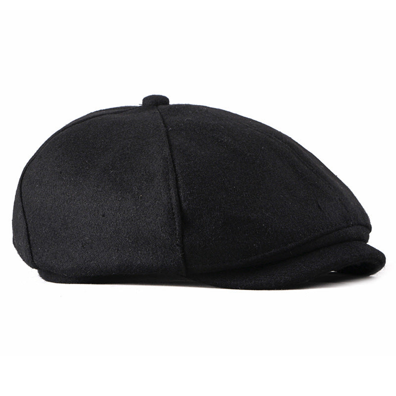 Foreign Trade New Style Men's Painter Hat Korean Fashion Cap British Retro Beret Octagonal Hat Female General