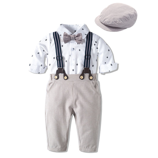 New Long Sleeve Khaki Suit Boys