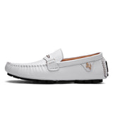 Genuine Leather Men Shoes Sports Car Shape Luxury Male Driving Shoes