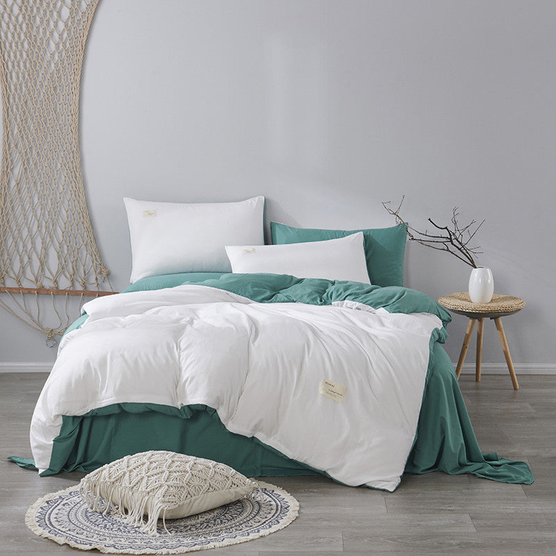Four-piece Cotton Simple Cotton Sheets
