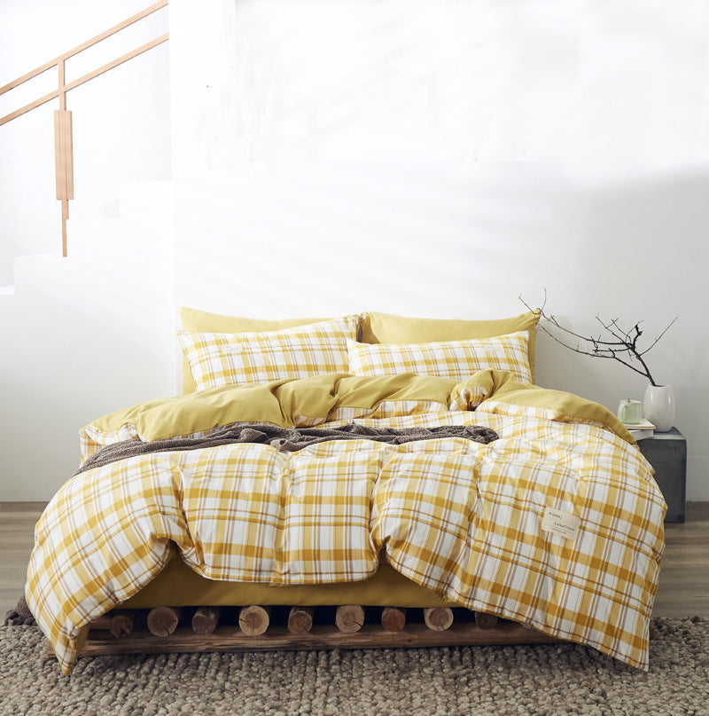 Four-piece Cotton Simple Cotton Sheets