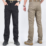 Cotton Multi-pocket Casual Tactical Cargo Pants Men Hard-wearing Shorts