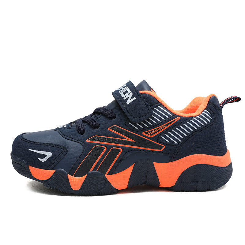 Boys breathable mesh sneakers big cotton mesh shoes