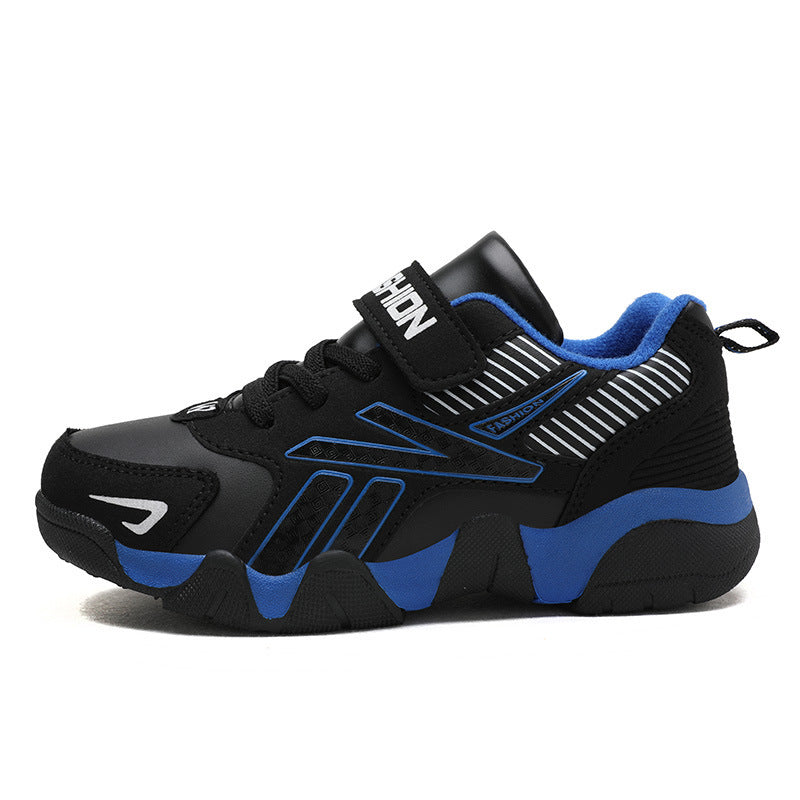 Boys breathable mesh sneakers big cotton mesh shoes