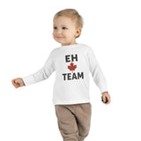 Maple Stick "Eh Team" Toddler Long Sleeve Tee – Maple Leaf Pride