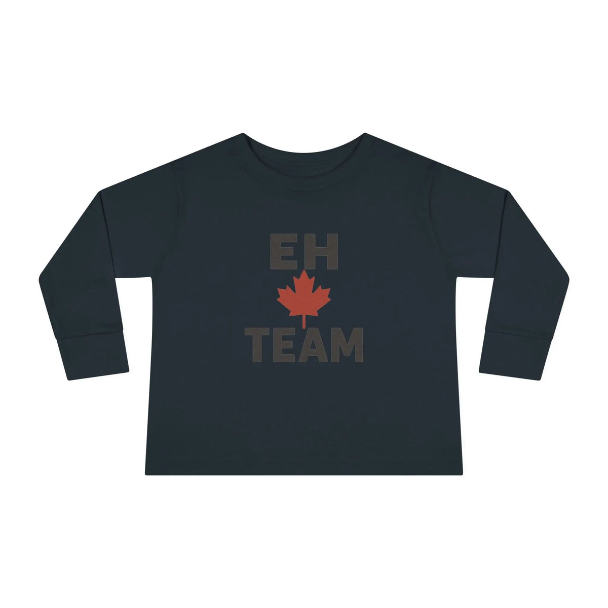 Maple Stick "Eh Team" Toddler Long Sleeve Tee – Maple Leaf Pride
