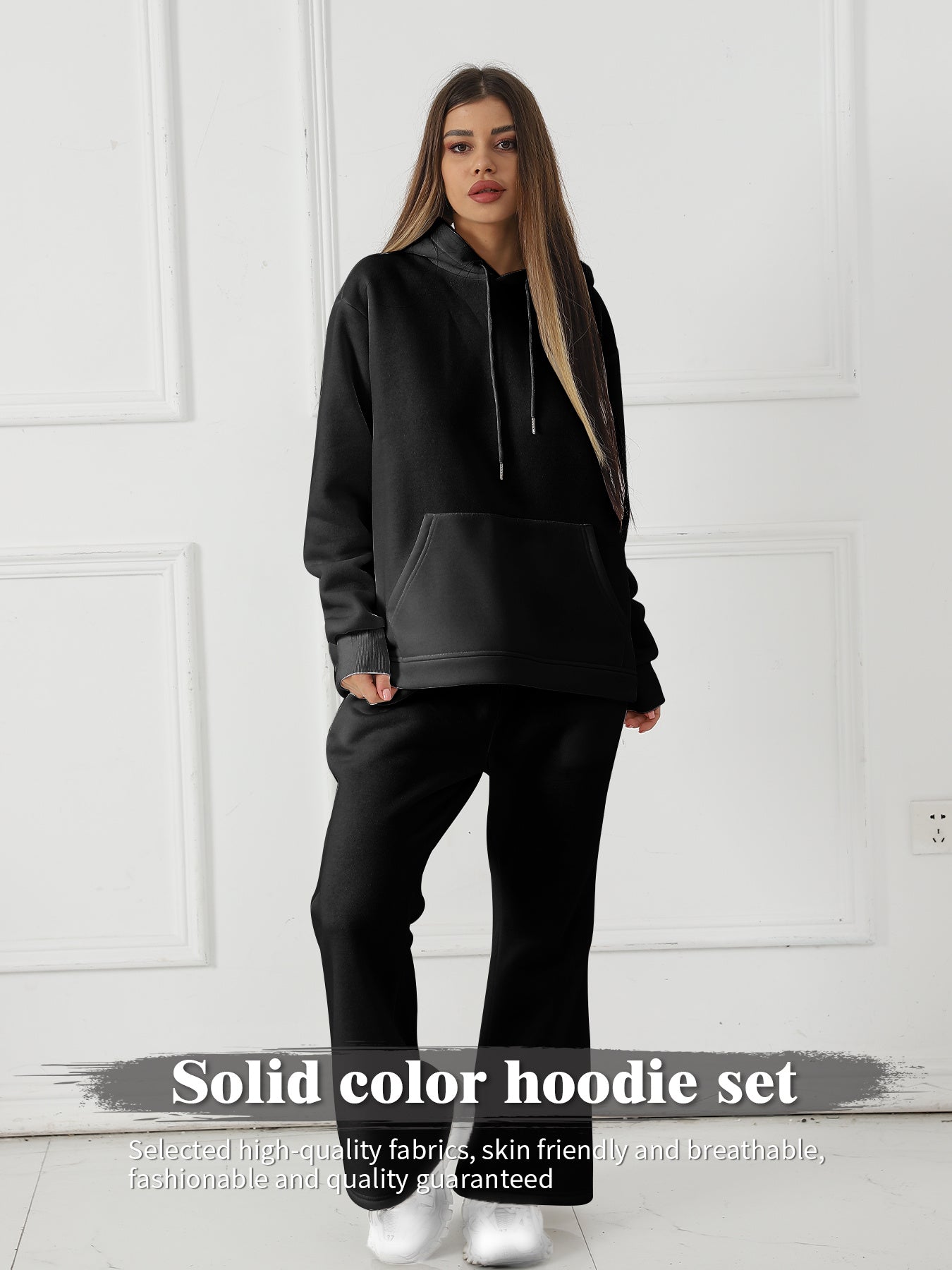 Women's Long Sleeved Sweatshirt Set