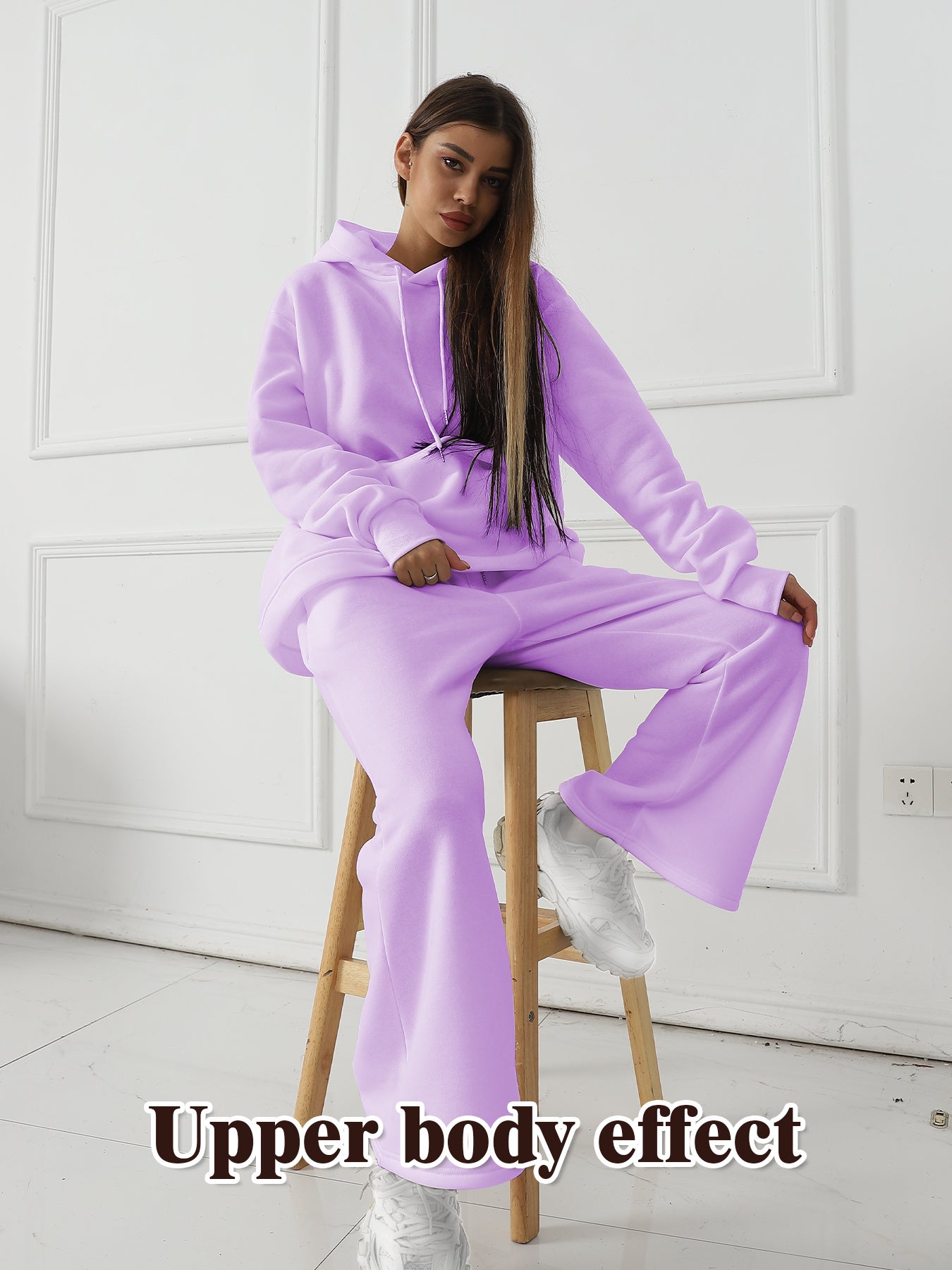 Women's Long Sleeved Sweatshirt Set