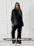 Women's Long Sleeved Sweatshirt Set