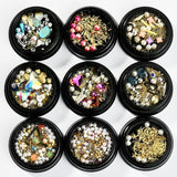 Copper round rivets sequins nail drill ornaments