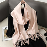 Solid Color Maillard Scarf