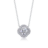 Lucky Flower - A Fashionable And Light Luxury Jewelry Pendant Necklace Set
