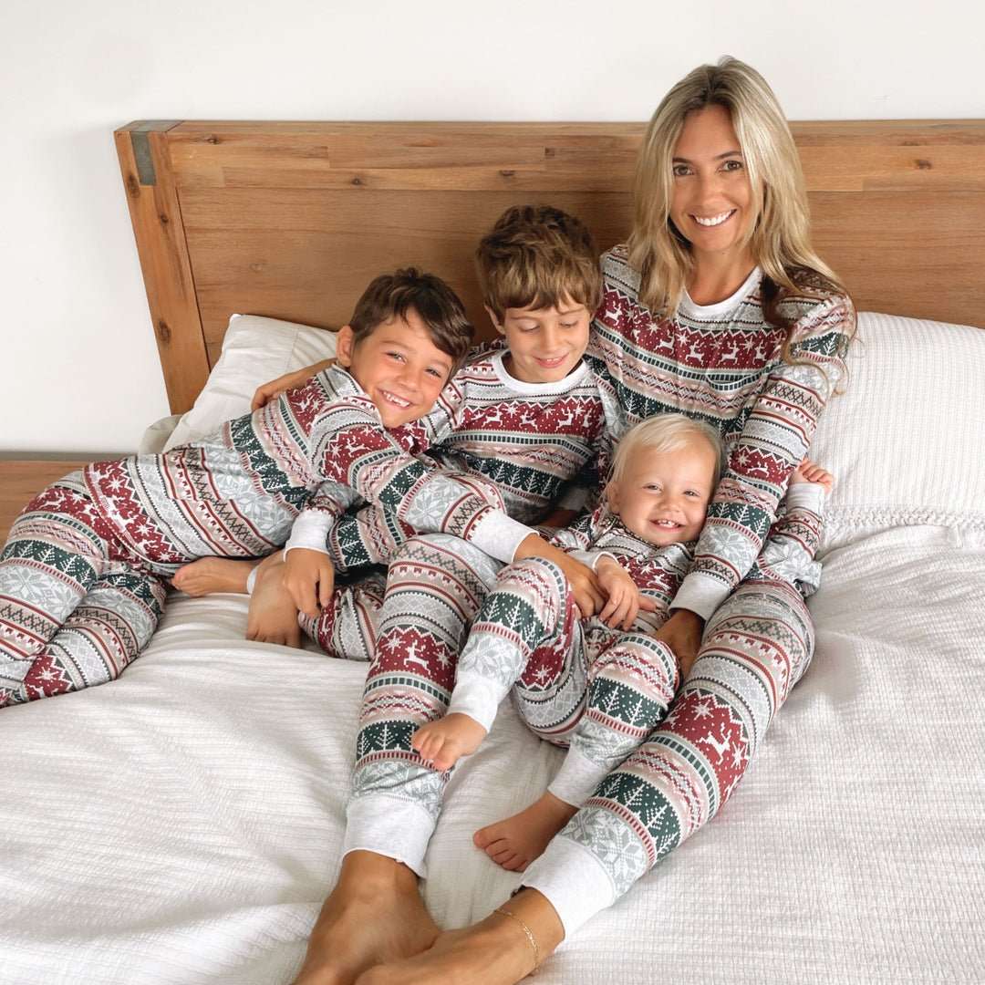 2024 Family Christmas Matching Pajamas Set Xmas Adult Kids Mother And Daughter Father Son Sleepwear Baby Family Look Outfits - MyStylz