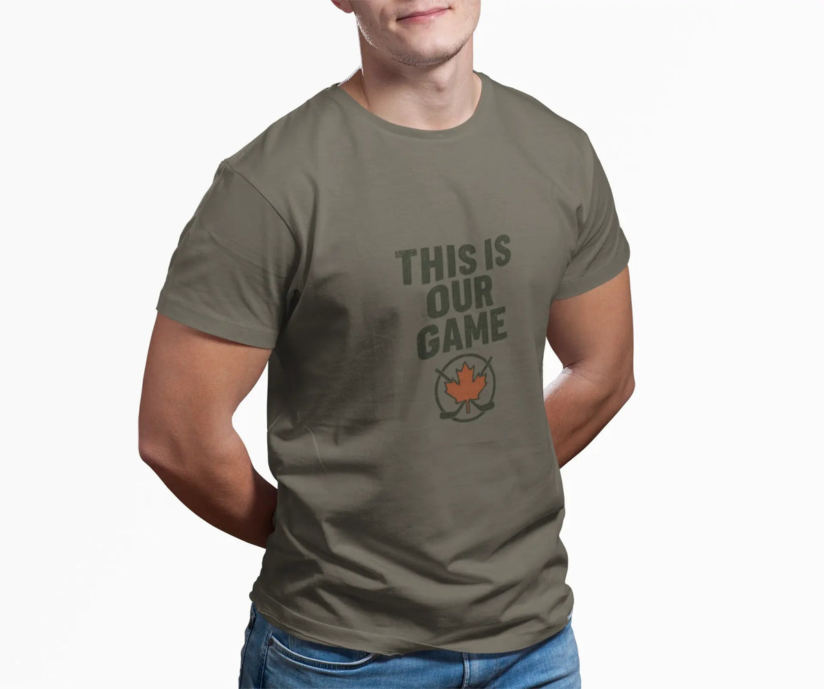 Canada Maple Leaf Hockey T-Shirt – This Is Our Game Tee