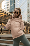 Beauty Eh Canadian Hoodie - Maple Leaf Pride Pullover Sweatshirt - Womens Canada Day Apparel - Cozy Fleece Lined Hooded Sweatshirt