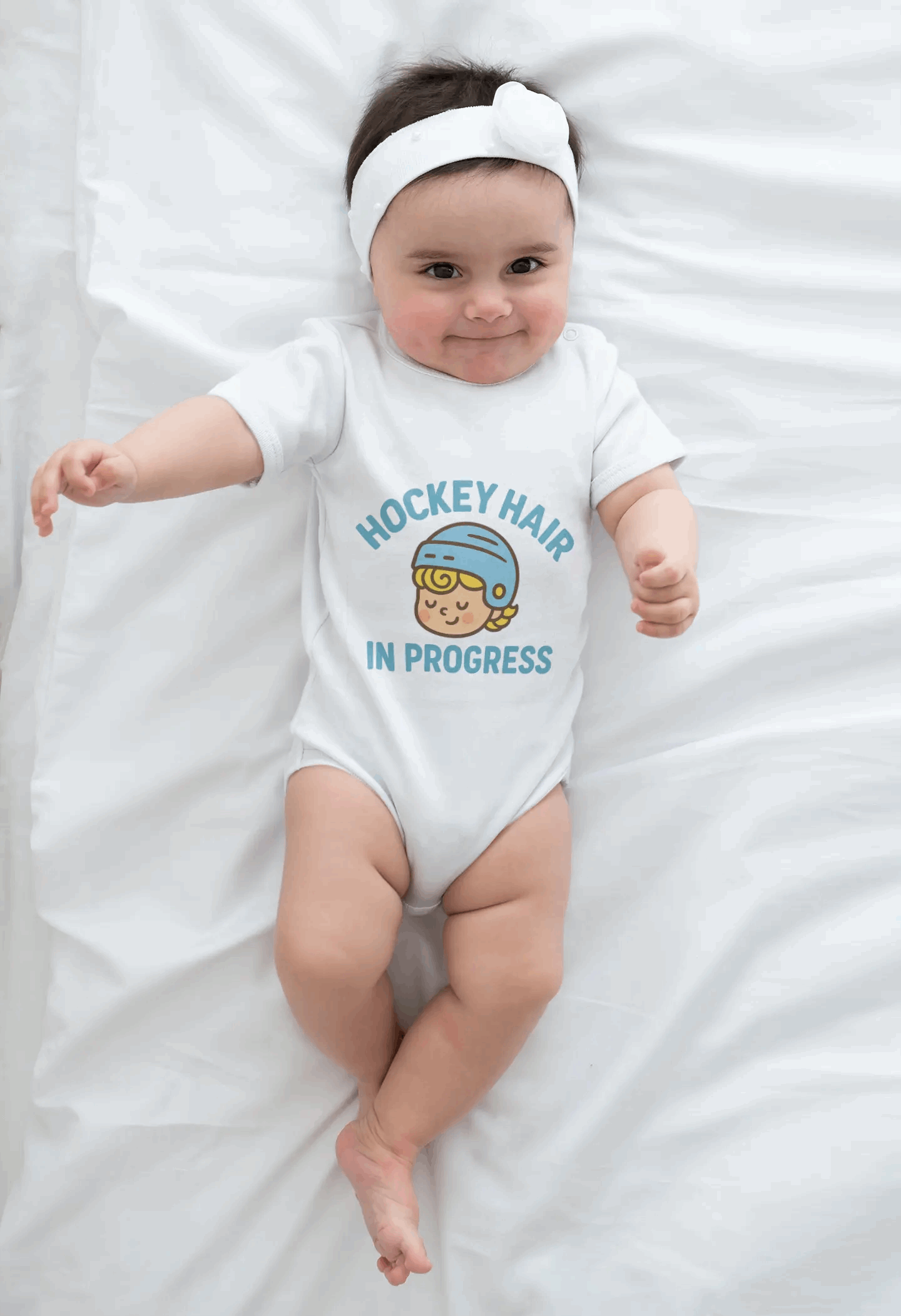 Maple Stick Baby Bodysuit – Hockey Hair in Progress