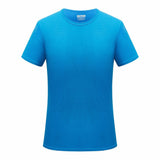 Men Quick Dry T Shirt Running Slim Fit Top Tees Solid Shirts