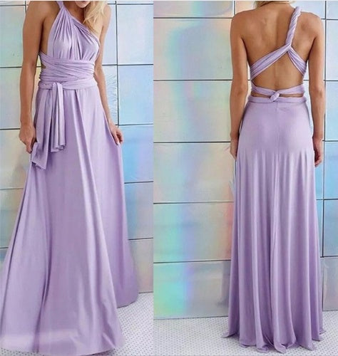 Long Party Dress Club Floor-Length Summer Backless Bandage Maxi Dress