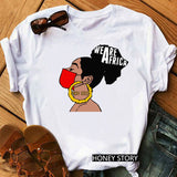 Girls print T-shirt