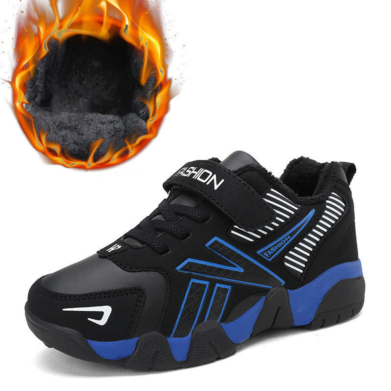 Boys breathable mesh sneakers big cotton mesh shoes