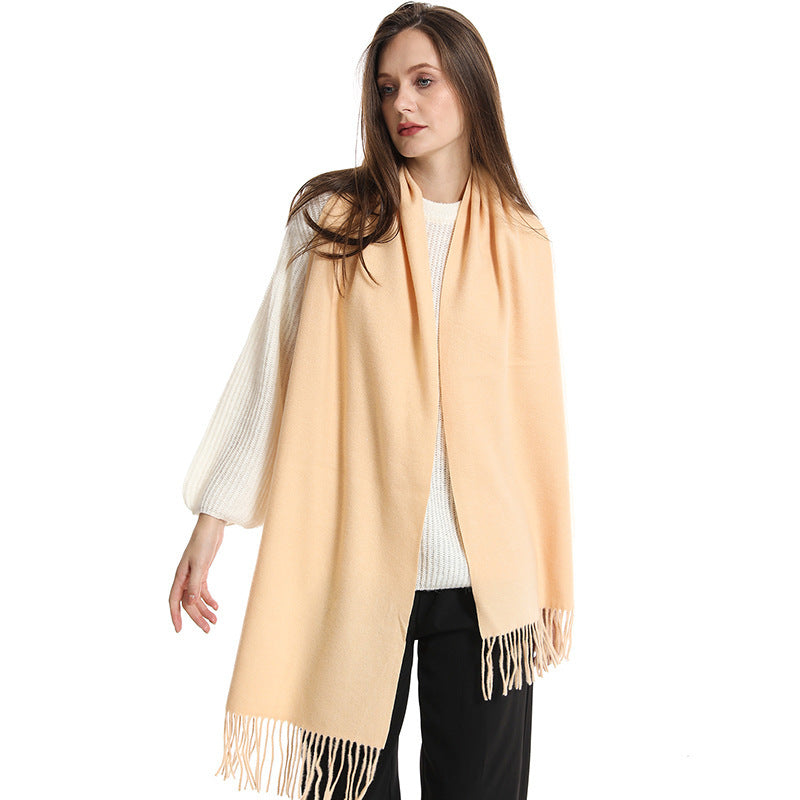 Solid Color Maillard Scarf
