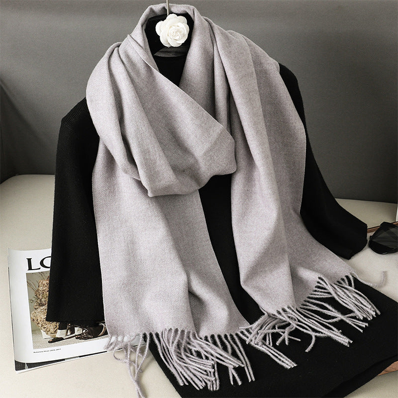 Solid Color Maillard Scarf