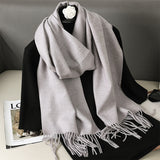 Solid Color Maillard Scarf