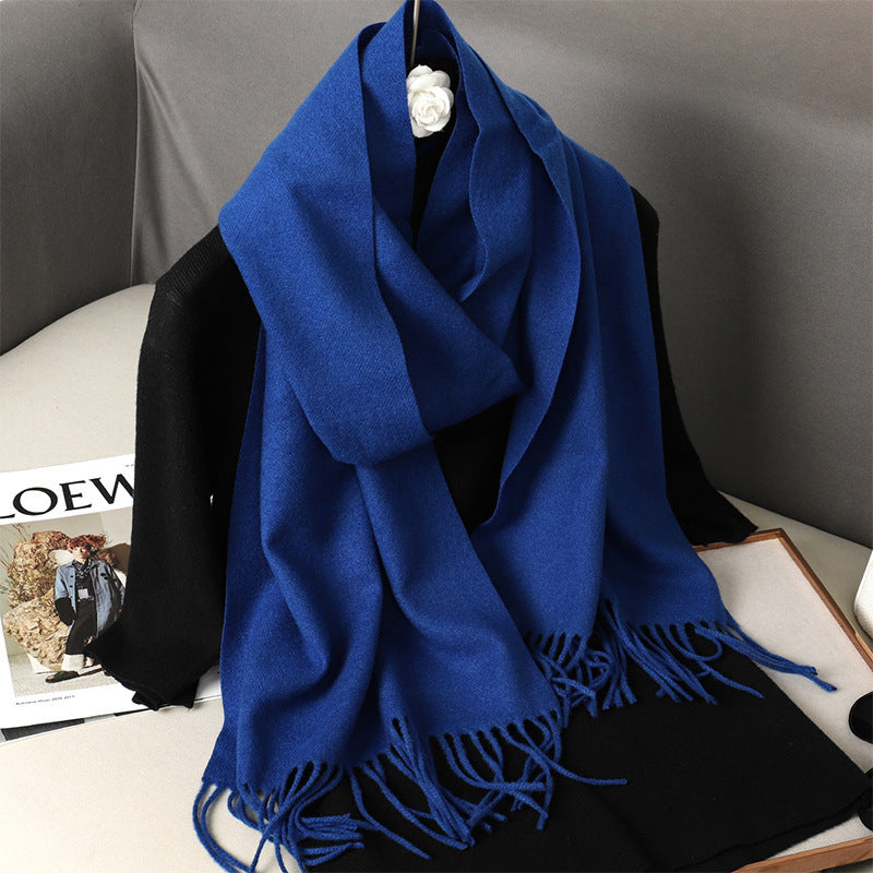 Solid Color Maillard Scarf
