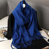 Solid Color Maillard Scarf