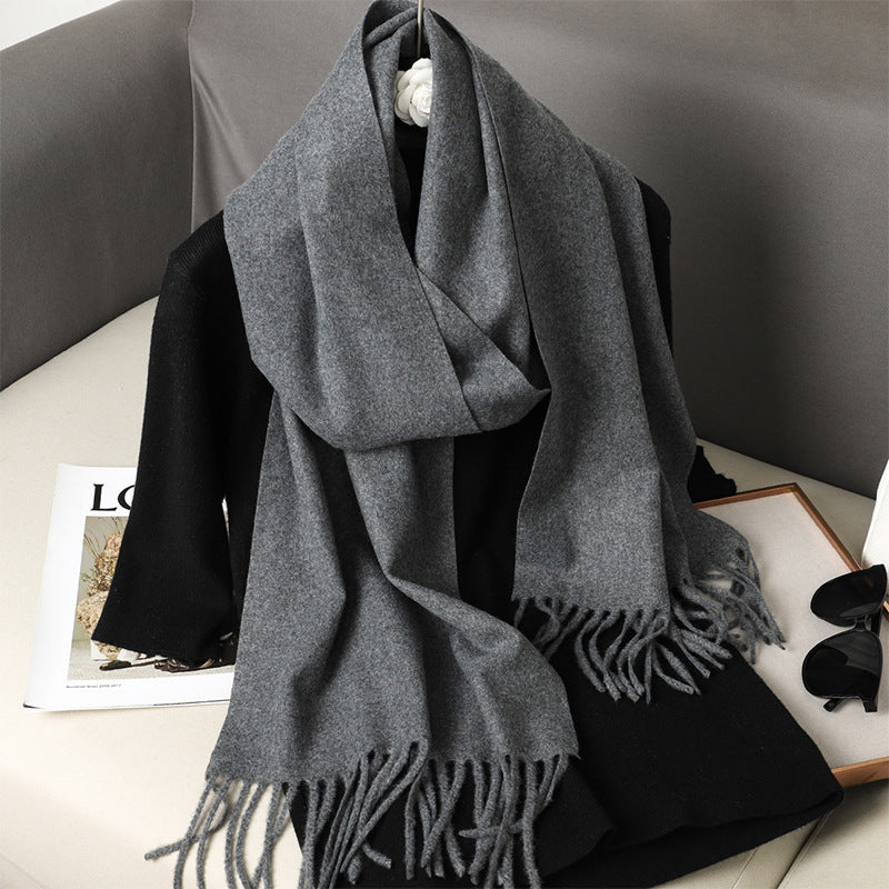 Solid Color Maillard Scarf
