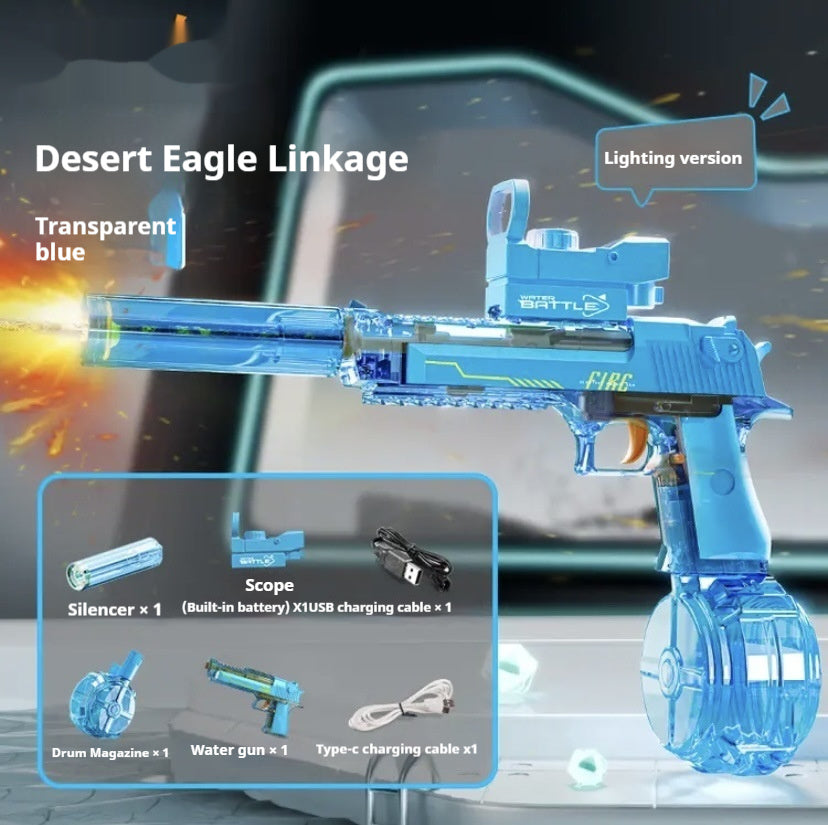 New Fire Light Effect Electric Water Gun