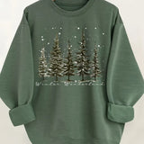 Floral Print Women's Sweater