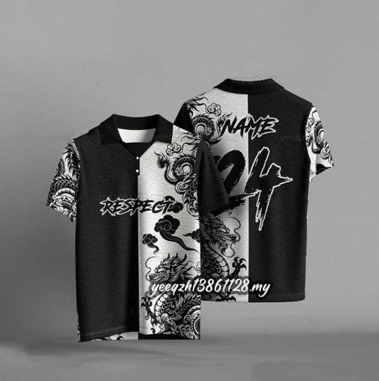 3D Digital Printing Loose Casual Short Sleeve T-shirt Top