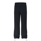 Solid Color Multi-pocket Cargo Pants Men