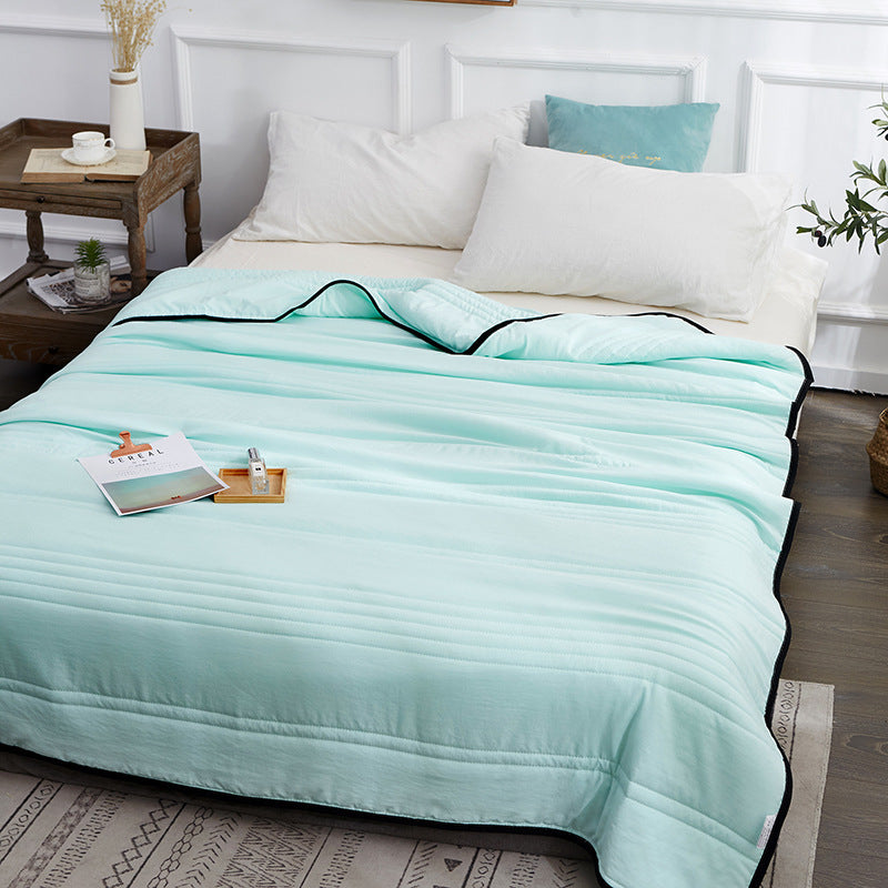 Cooling Blankets Pure Color Summer Quilt Plain