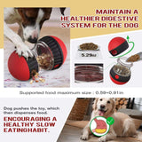 Interactive Slow Feeder Oval Toy – Dog Food Dispenser