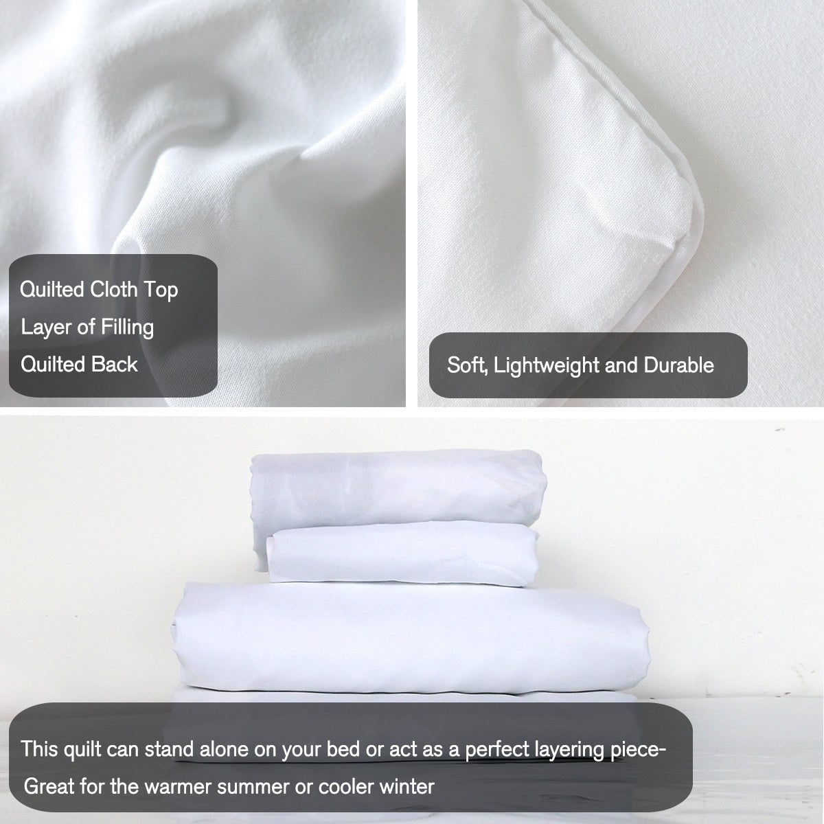 3 - piece Set Of Simple And Fresh Blue And White Floral Duvet Cover - MyStylz