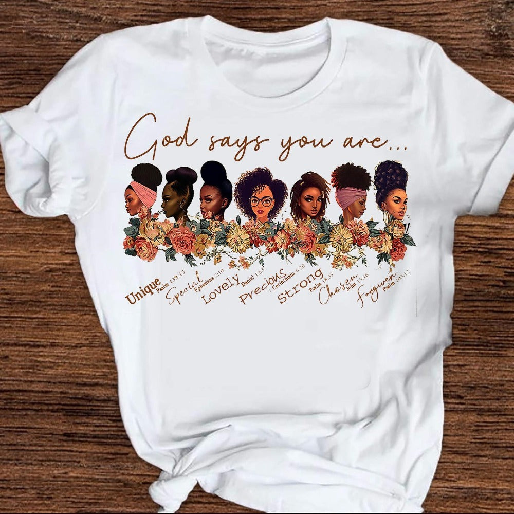 Girls print T-shirt