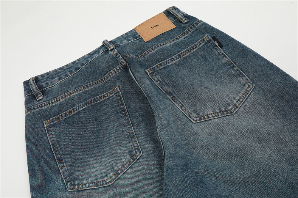 Washed Faded Jeans For Men