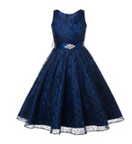 Girls Dress Lace Tong