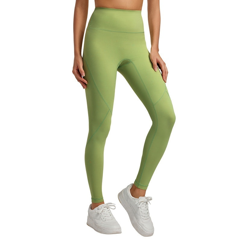 Line Contrast Color Yoga Pants Outdoor Mountaineering