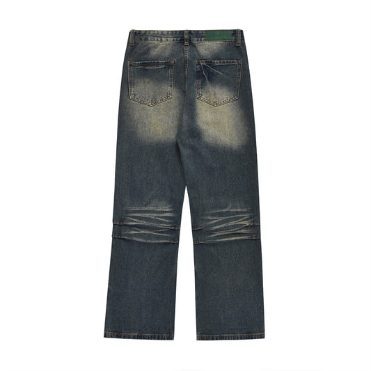 Fashion Washed Straight Jeans For Men
