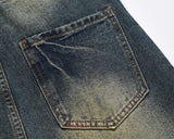 Fashion Washed Straight Jeans For Men