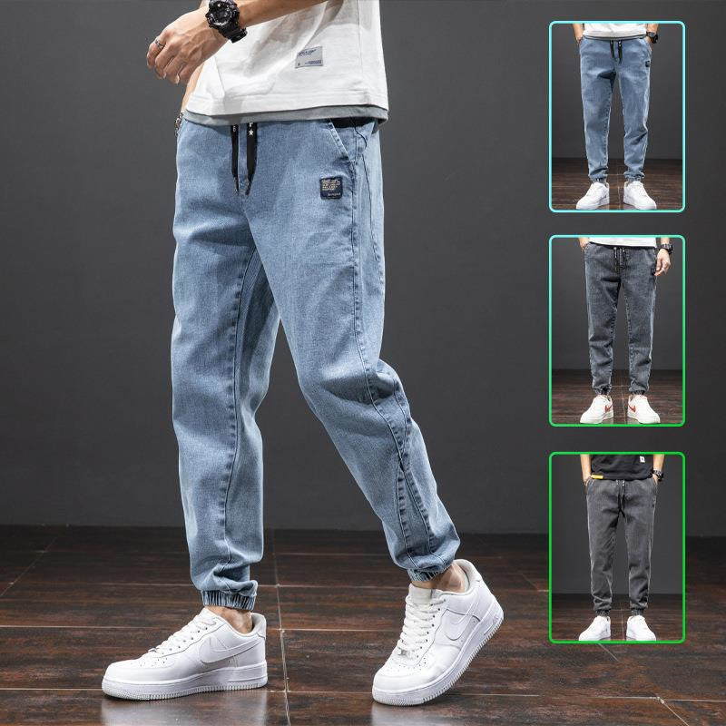 Mens Casual Loose Stretch Jeans