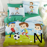 Home Textile Cute Cartoon Children Bed Sheet / Quilt Cover
