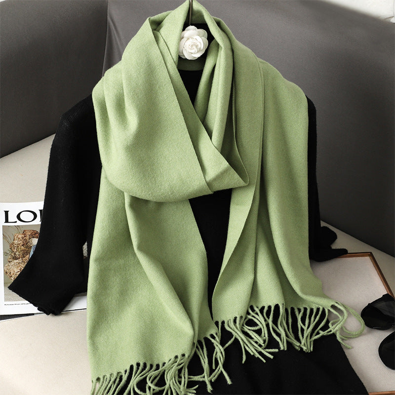 Solid Color Maillard Scarf