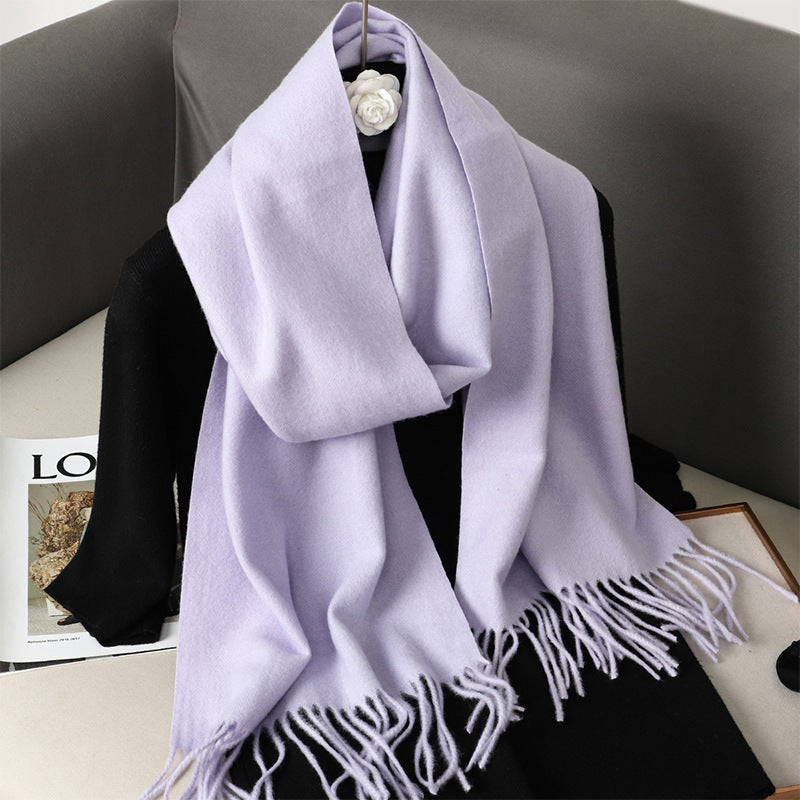 Solid Color Maillard Scarf