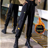 Oversized Cargo Pants Men And Women Ankle Banded Slacks High Waist Loose And Slimming