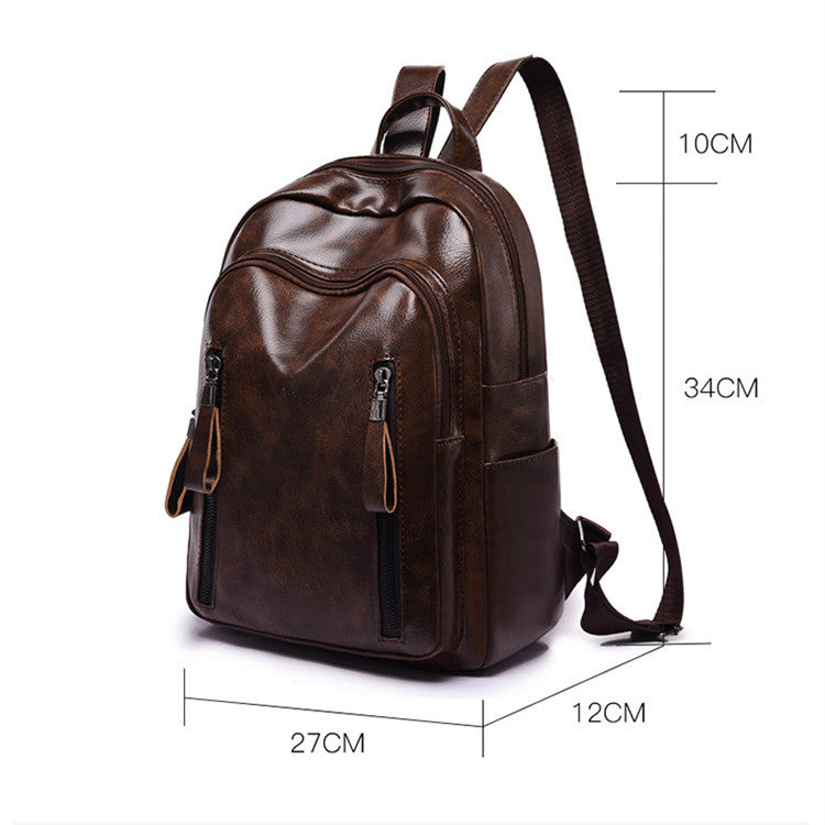 Soft Leather Fashion Ladies Backpack