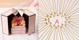 Mothers Day Gift Double Door Rose Gift Box Jewelry Creative Decorate Boxs